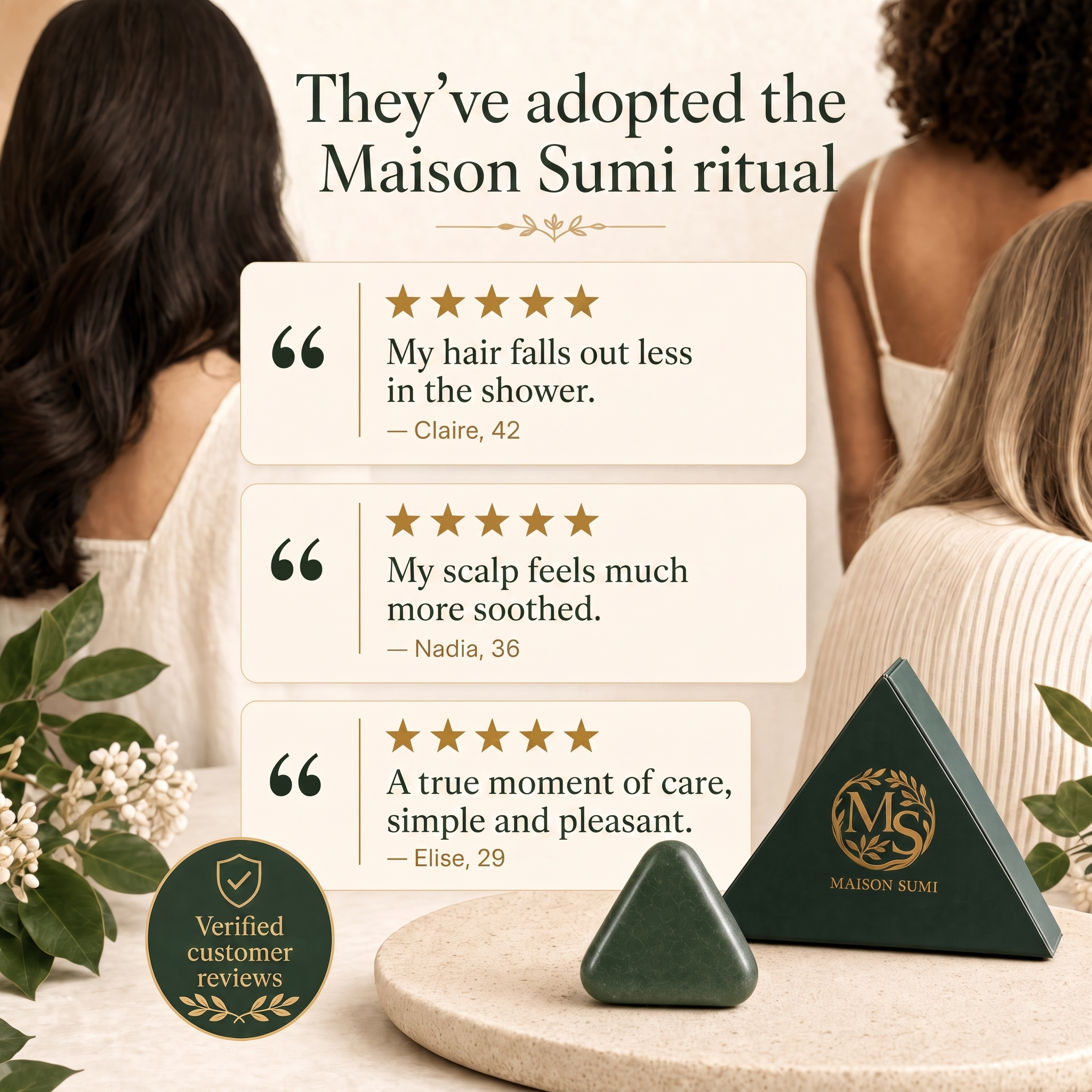 Maison Sumi Korean Root Ritual - 12 Botanical Scalp Treatment Bars